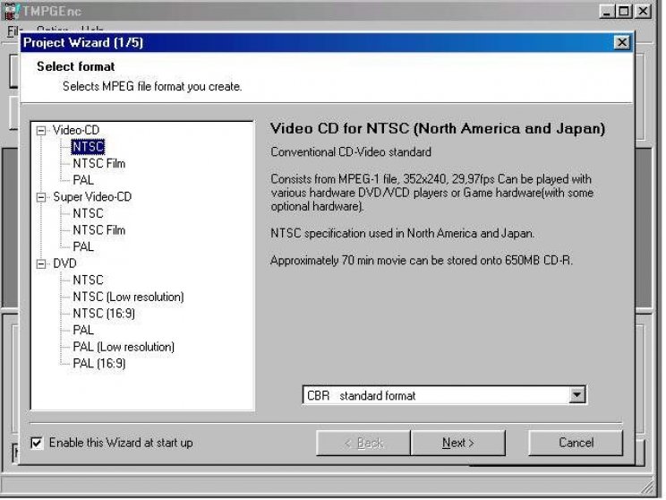 TMPGEnc v2.510.50.1690 (Tsunami MPEG Encoder) - 2. kép