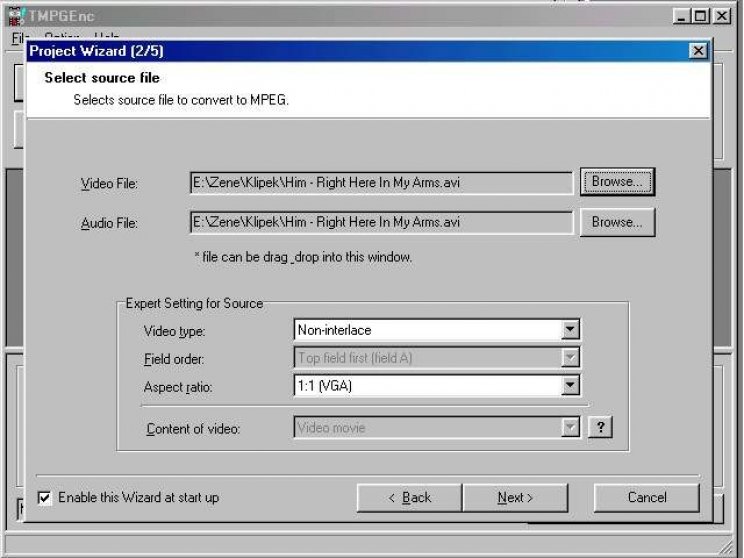 TMPGEnc v2.510.50.1690 (Tsunami MPEG Encoder) - 4. kép