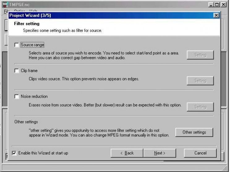 TMPGEnc v2.510.50.1690 (Tsunami MPEG Encoder) - 6. kép