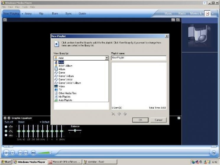 Windows Media Player 10 - 3. kép