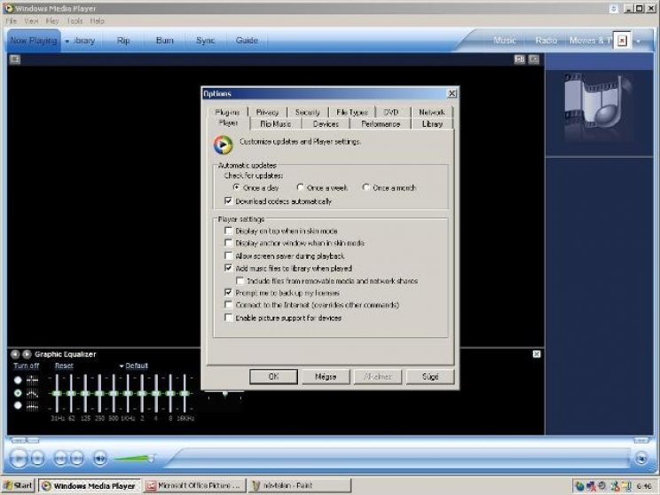 Windows Media Player 10 - 5. kép