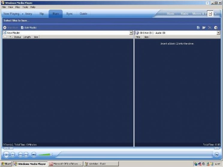 Windows Media Player 10 - 6. kép