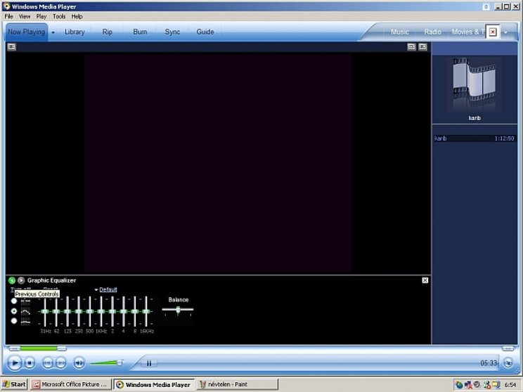 Windows Media Player 10 - 7. kép