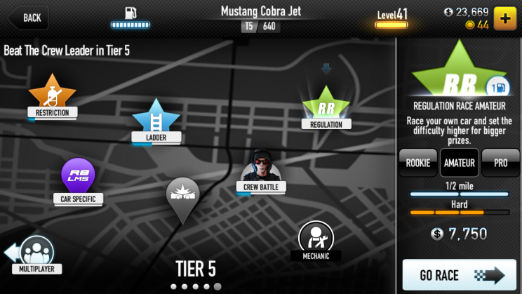 CSR Racing - Padlógáz (iOS) - 5. kép