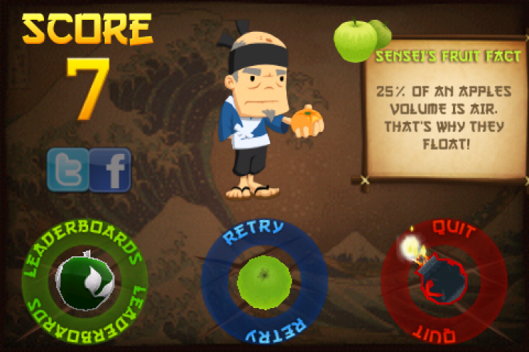Fruit Ninja - Nindzsááá (iOS) - 5. kép
