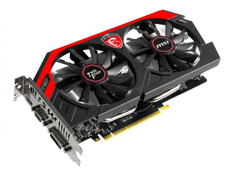 MSI N750Ti 2GD5/OC: A piros-fekete középút - 2. kép