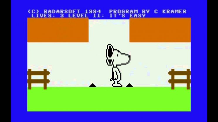 Nincs húsvéti C64 játék? - van Snoopy!  - 3. kép