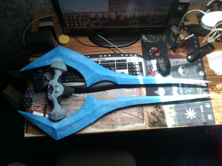 Papercraft, avagy life-size fegyver - 4. kép