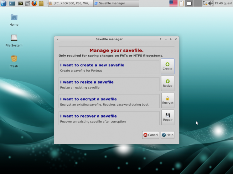 Porteus-v2.0-rc1-i486--XFCE-- - 5. kép
