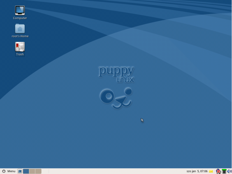 Precise Puppy, Gnome 2.32.1 desktop - 1. kép