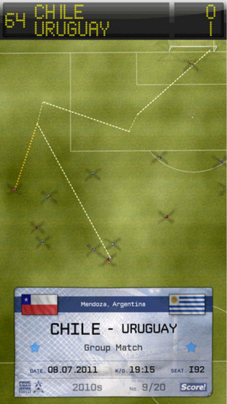Score! Classic Goals - Csavard be, mint Beckham (iOS) - 5. kép