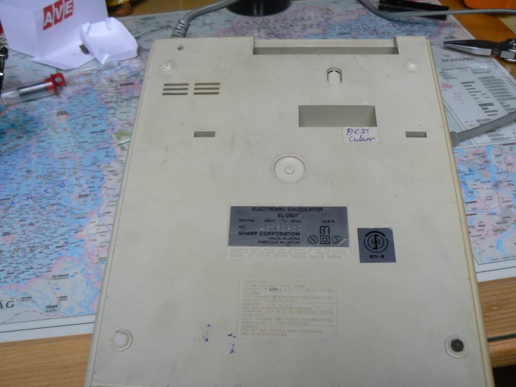 SHARP EL-2607 elektronikus nyomtató-kalkulátor (?) - 3. kép
