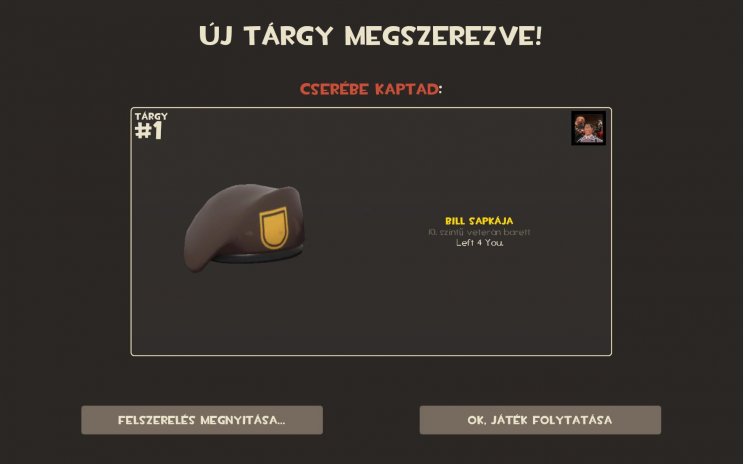 TF2 Új sapka megszerezve! - 1. kép