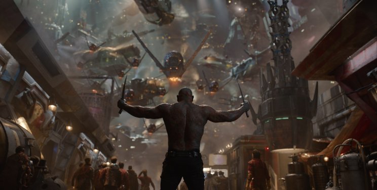 A bosszúra éhes Drax (Dave Bautista) nem fél a túlerőtől