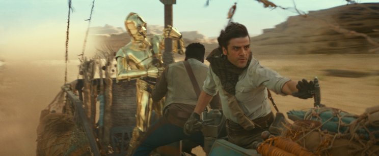 Poe (Oscar Isaac) mindent elvezet, de az egész Ellenállást már nem olyan könnyű