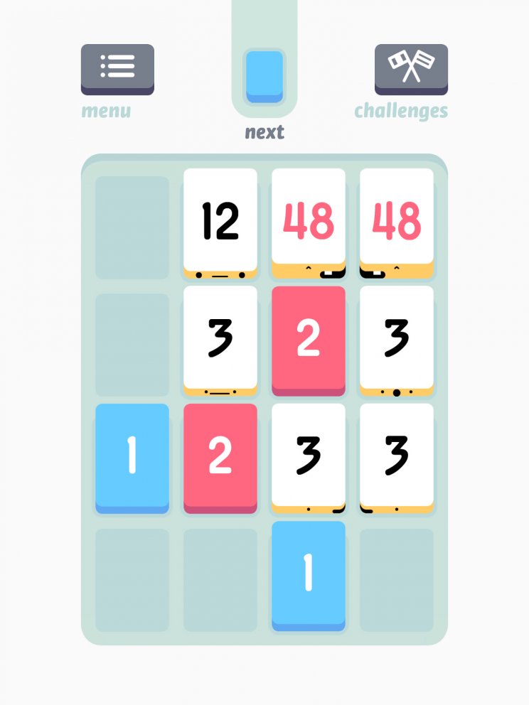 Szaporodjatok, és sokasodjatok, és töltsétek be e tábla mezeit. // Threes!