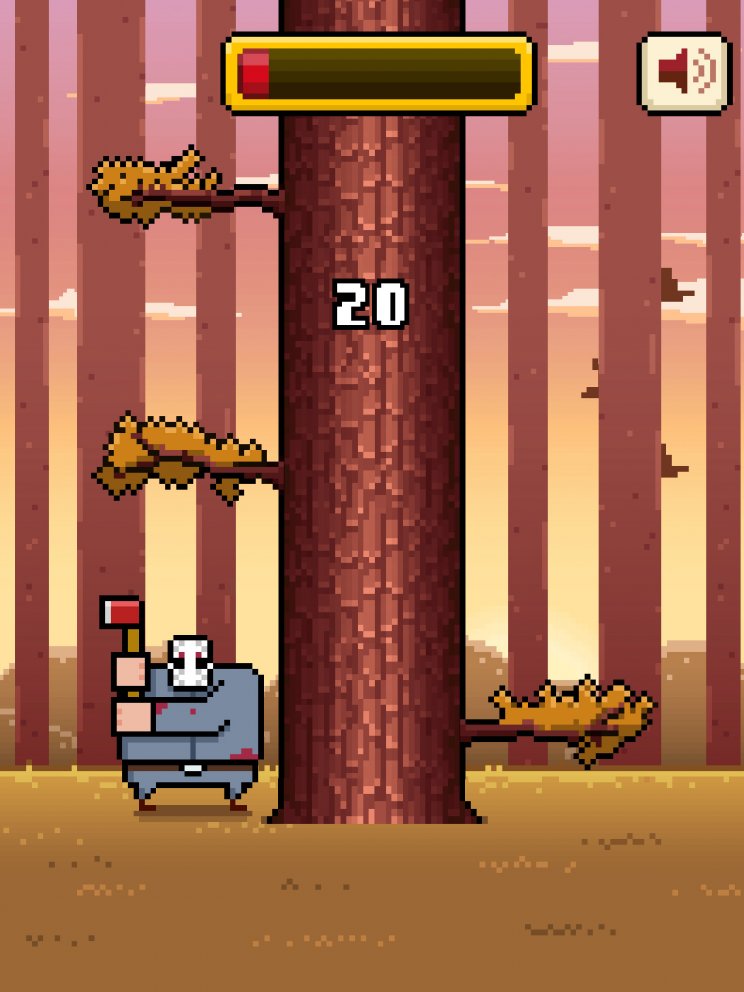 Dőőől a fa! // Timberman