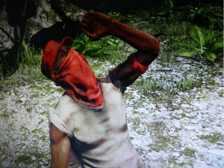 Epic fail. Levegőt italozó figura a Far Cry 3-ban