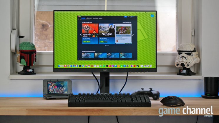 Az AOC 24G4X monitor mind a casual, mind a hardcore játékosoknak jó választás lehet