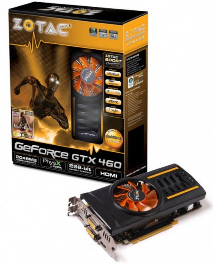 2GB-os GeForce GTX 460 a Zotac-tól - 2. kép