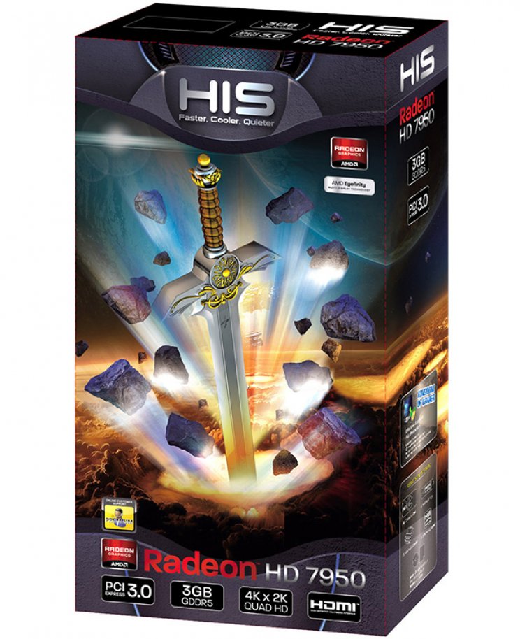A HIS is bemutatta új HD 7950-es videokártyáját - 3. kép