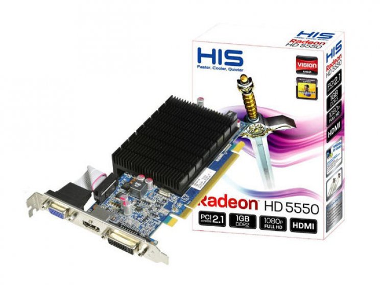 A HIS bemutatta új HD 5550 Silence gyorsítóját - 3. kép