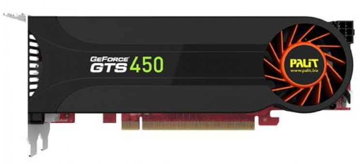 Alacsony profilú GeForce GTS 450 a Palit kínálatában - 3. kép