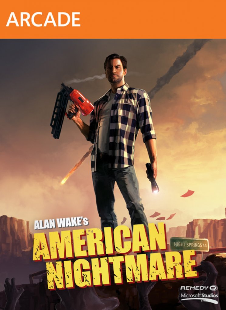 Alan Wake‘s American Nightmare: Alan már az XBLA-es borítón feszít - 1. kép