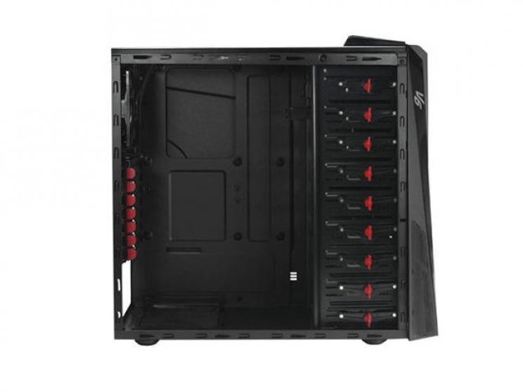 A Thermaltake bejelentette új V6 BlacX Edition számítógépházát - 3. kép