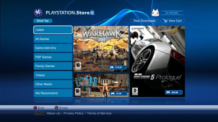 Átöltözik a PlayStation Store - 2. kép