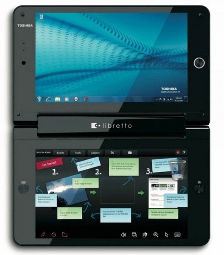 A Toshiba bemutatta új Libretto W100-as noteszgépét - 2. kép