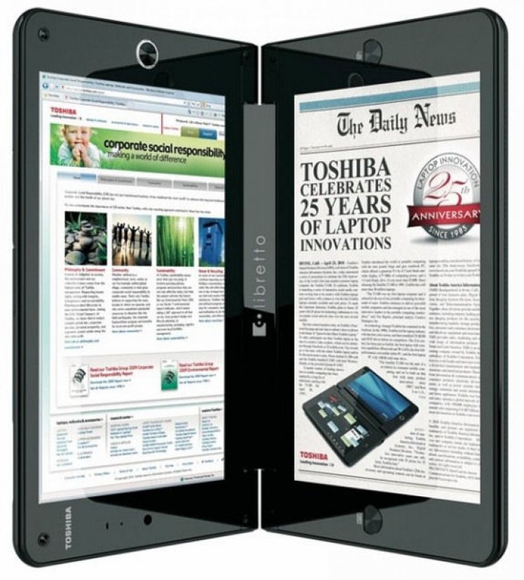 A Toshiba bemutatta új Libretto W100-as noteszgépét - 3. kép