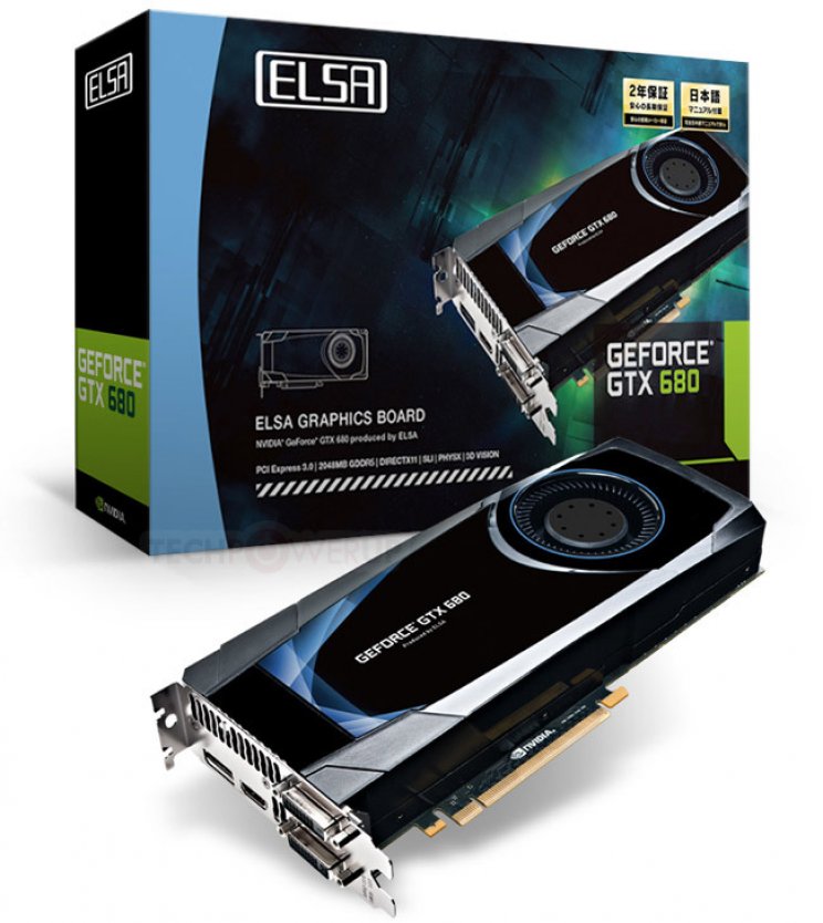 Az ELSA is bemutatta új GTX 680-as videokártyáját - 2. kép