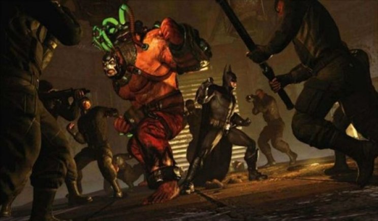 Batman: Arkham City - Bane és Batman egy screenshoton... Milyen romantikus! - 2. kép