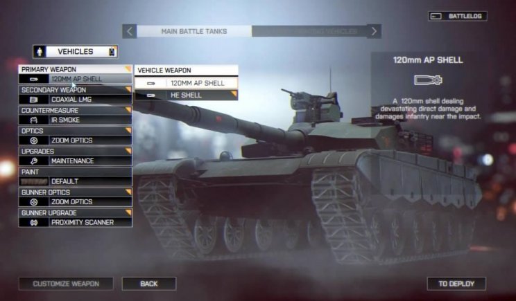 Battlefield 4: Képeken a harcjárművek személyre szabhatósága - 8. kép