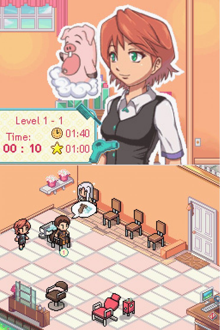 Beauty Academy: Vezess saját szépségszalont Nintendo DSi-n! - 2. kép