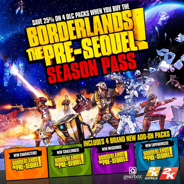 Bejelentették a Borderlands: The Pre-Sequel Season Pass-t - 2. kép