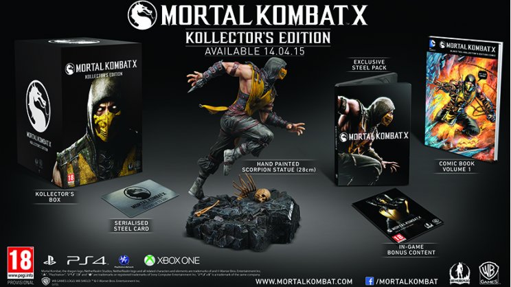 Bejelentették a Mortal Kombat X gyűjtői kiadásait - 2. kép