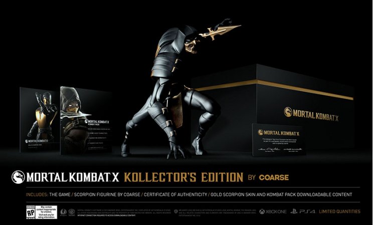 Bejelentették a Mortal Kombat X gyűjtői kiadásait - 3. kép
