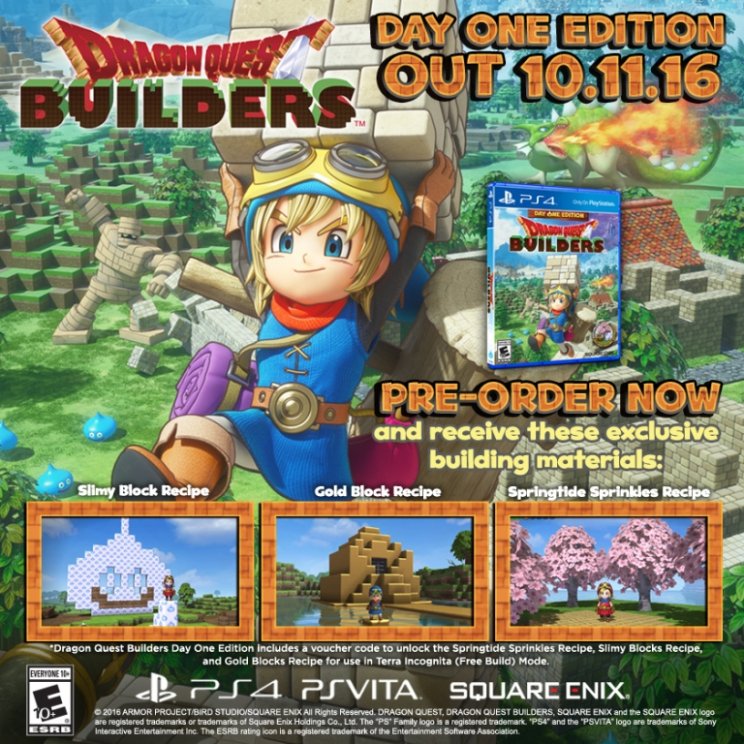 Bejelentve a Dragon Quest Builders: Day One Edition - 2. kép