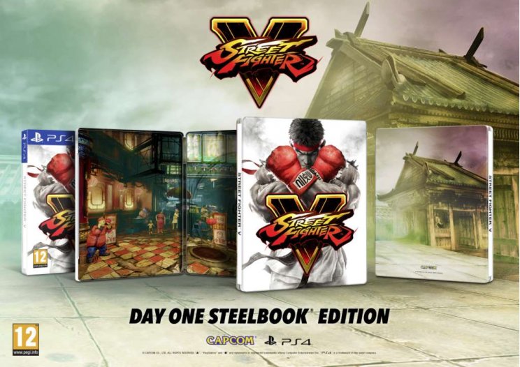 Bejelentve a Street Fighter V: Day One Steelbook Edition - 2. kép