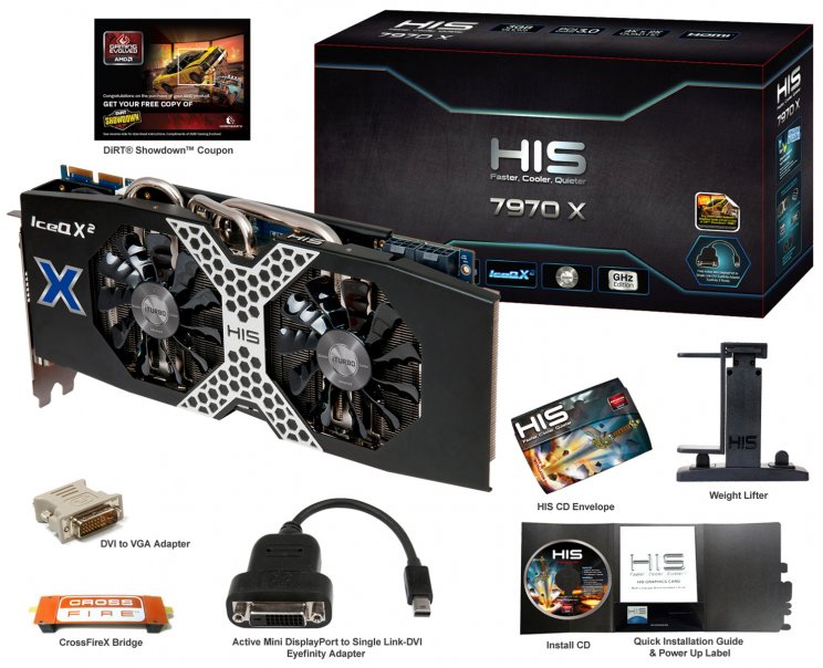 Bemutatkozott a HIS új 7970 X gyorsítója - 2. kép