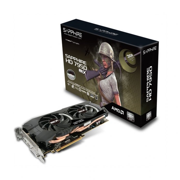 Bemutatkoztak a Sapphire új HD 7950 Dual-X videokártyái - 2. kép