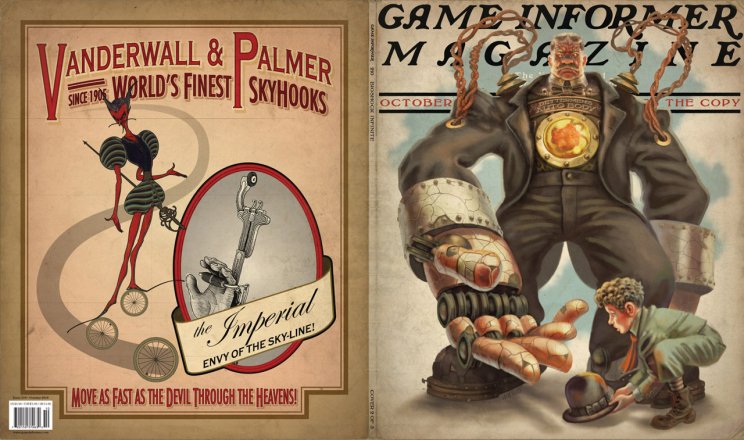 BioShock: Infinite: Árulkodó GameInformer borítók láttak napvilágot - 2. kép