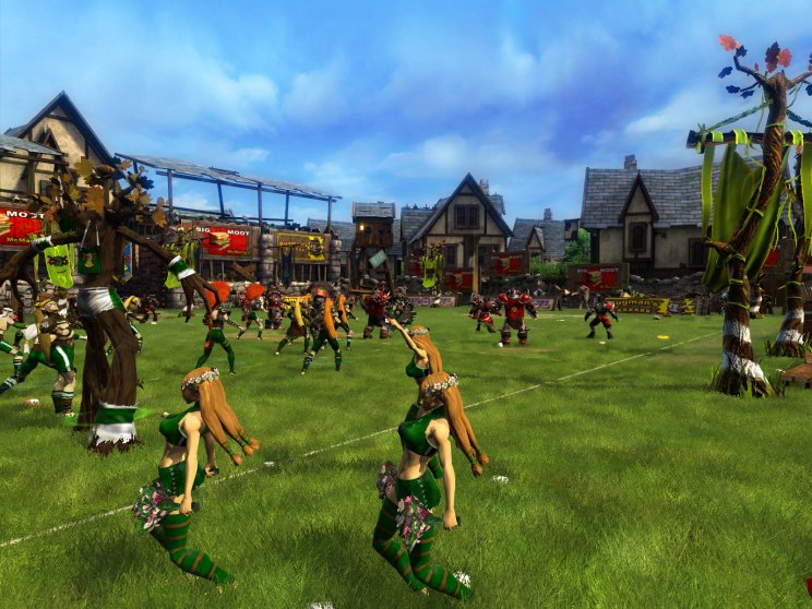 Blood Bowl: Wood elfek, káoszlények, amerikai foci - 4. kép