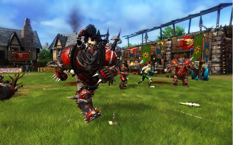 Blood Bowl: Wood elfek, káoszlények, amerikai foci - 5. kép