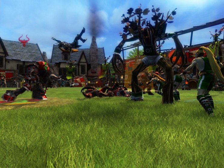 Blood Bowl: Wood elfek, káoszlények, amerikai foci - 6. kép