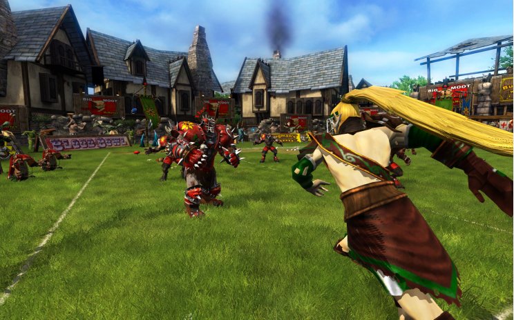 Blood Bowl: Wood elfek, káoszlények, amerikai foci - 8. kép