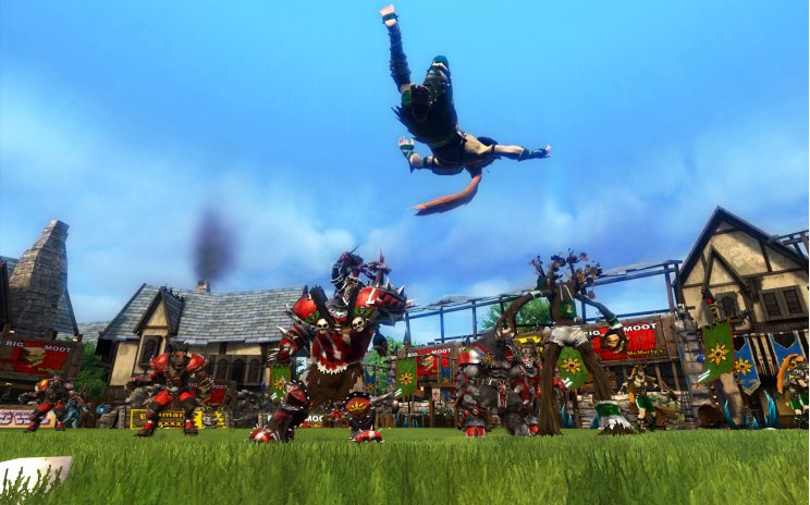 Blood Bowl: Wood elfek, káoszlények, amerikai foci - 9. kép