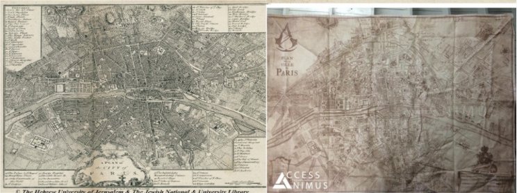 Brutális méretekkel rendelkezik az Assassin's Creed Unity térképe - 2. kép